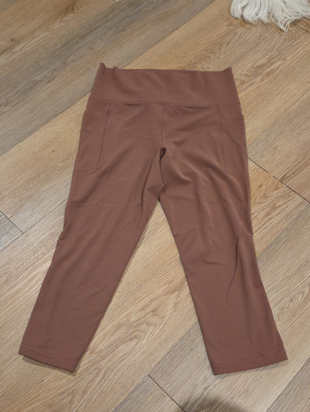 Athleta Brown Cropped High-Rise Active Capris